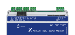 Zone master module for up to 25 zone modules, with integral webserver and interfaces to higher-level systems